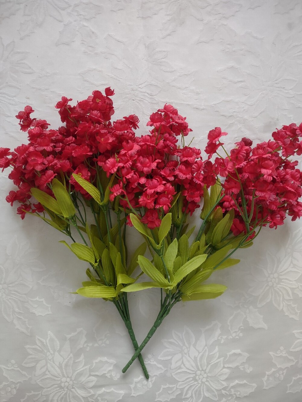 Red Wildflower Artificial Decor
